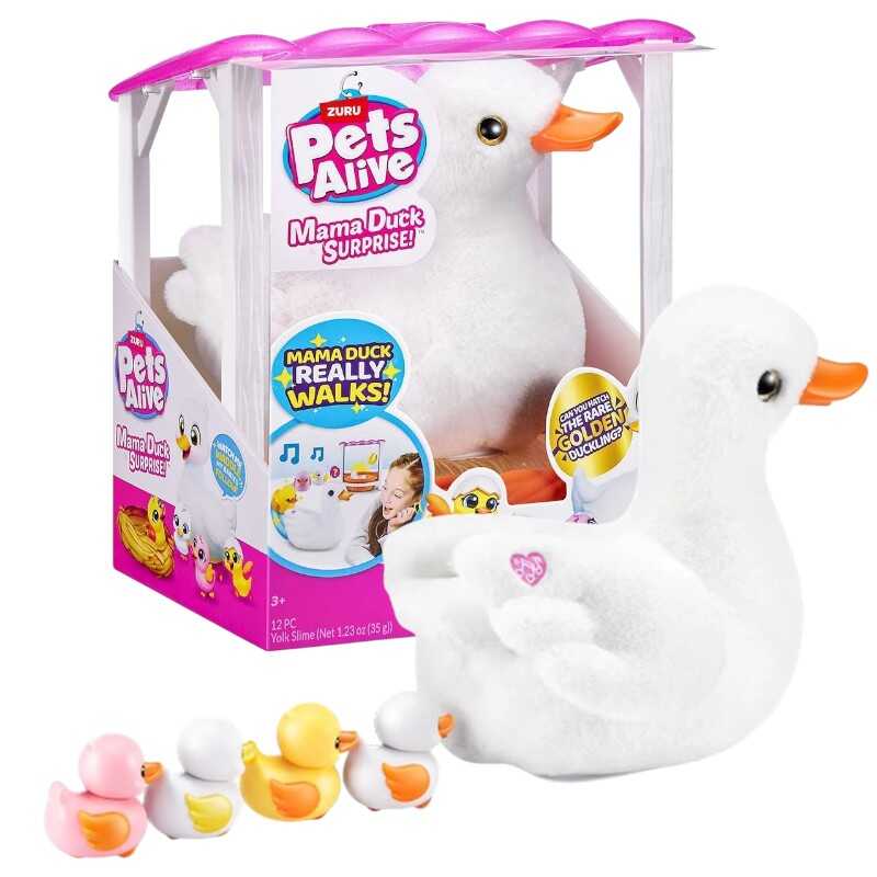 Zuru Pets Alive Pilli İnteraktif Anne Ve Yavru Ördekler Anneyi Takip Ediyor